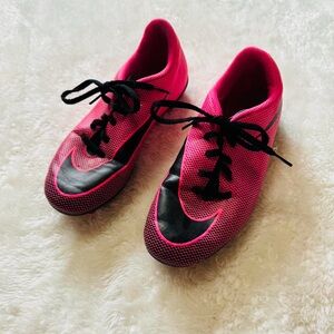 Pink and Black Athletic Shoes
